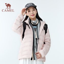 骆驼 新款户外轻薄羽绒服时尚连帽保暖男女外套
