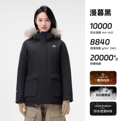 伯希和 户外800蓬羽绒服男新款女防风保暖鹅绒服连帽登山派克服