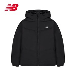 new balance NB26新款男士防风保暖防泼水连帽鸭绒羽绒服MJ62S72G