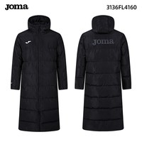 移动端：Joma 棉服男长款非羽绒服大衣过膝体育生冬训足球训练运动棉袄