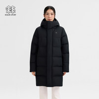 移动端：KOLON SPORT 羽绒衣防泼水防风700蓬男女同款重量中长款羽绒服