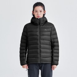 拓路者 800高蓬松鹅绒服女士金标P棉户外防风保暖90鹅绒排骨羽绒服
