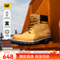 卡特彼勒 卡特（CAT）秋季户外鞋休闲时尚男靴工装靴款经典大黄靴登山鞋  43