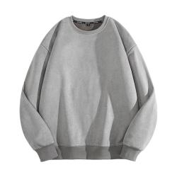 名创优品 硬挺麂皮绒 男士卫衣