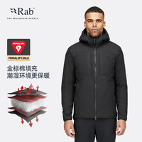 Rab Xenair Alpine男士防泼水透气棉衣户外运动棉服夹克QIP-09 暴风蓝-TMB M