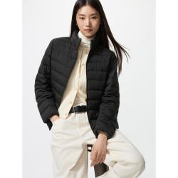 优衣库 日本直邮UNIQLO优衣库 纯色轻型立领长袖深色系基础款羽绒服 女款