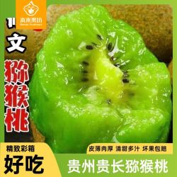 本来果坊 贵州修文贵长猕猴桃绿心当季新鲜水果12/24粒