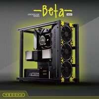 VEDDHA BETA V2.0 2020铝型材个性DIY开放式机箱水冷散热主机ATX机架 BETA V2.0 标准款 曜石黑