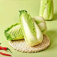 京鲜生 云南高原龙芽白菜净重5斤 新鲜采摘只留菜心源头直发