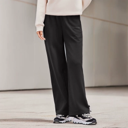 斯凯奇 10月  斯凯奇outlets2026秋冬宽松版针织长裤舒适运动休闲裤女