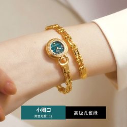 老鳳祥 老凤祥手表金表足金女款防水黄金手镯表轻奢品牌女士
