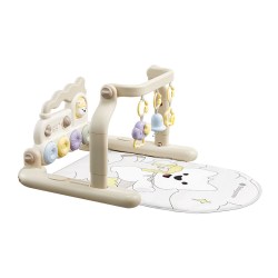 babycare 婴儿脚踏钢琴健身架新生儿礼盒见面礼物益智宝宝男女玩具