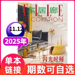 ELLE家居廊杂志2026年1.2/3.4/5.6/7.8月/2025年打包安邸杂志装修设计过期刊装