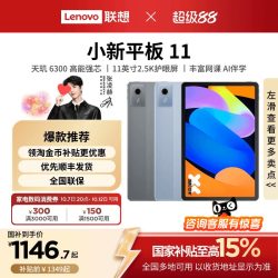联想 小新Pad 2022款 10.6英寸 Android 平板电脑