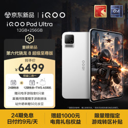 vivo iQOO Pad Ultra 游戏电竞平板电脑  8.8英寸OLED 极竞屏 第六代骁龙8超级至尊版 自研电竞芯片Q4  星铠银 12GB+256GB 24期免息+指套