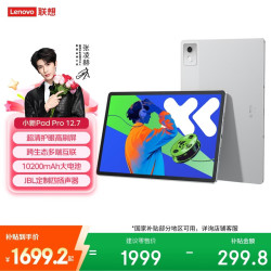 联想 TB375FC 2.9K高刷全面屏 8GB+256GB 霜雪银 WiFi版平板电脑