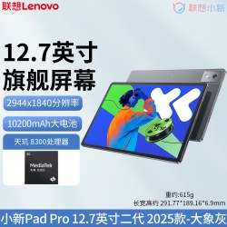 联想 平板小新Pad Pro 12.7英寸平板 大屏学习娱乐平板电脑二代联想平板电脑