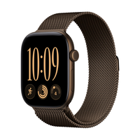 Apple Watch Series 12 eSIM版 46mm深古铜色铝金属 M/L米兰尼斯表带智能手表