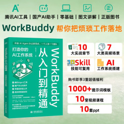 AI提效 人人都要用的workbuddy秋叶workbuddy使用教程书籍从入门到精通智能体Agen