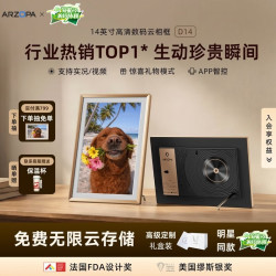 ARZOPA D14 1920×1200高清云画屏电子相册 显示器 香槟金
