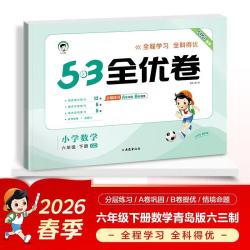 2026春季53全优卷 53天天练同步试卷 小学数学 六年级下册 QD 青岛版六三制