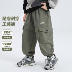 小象汉姆 工装裤耐磨户外长裤儿童休闲裤秋冬加绒登山徒步溯溪露营户外