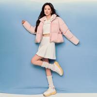 斐乐 短款羽绒服丨斐乐女士时尚休闲远红外发热保暖外套
