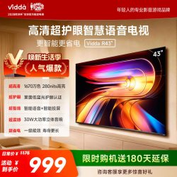 Vidda R系列 一级能效版 43VR1QD 液晶电视 43英寸 FHD