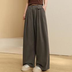 纤莉秀 大码女装纯棉舒适百搭显瘦裤子胖mm秋季新款