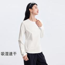 拓路者 长袖T恤女夏秋简约时尚款舒适百搭基础款上衣