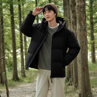 坦博尔 连帽羽绒服男短款宽松休闲冬装外套TF236353 断码