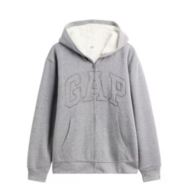 今日必买：Gap 情侣款加厚羊羔绒连帽卫衣外套