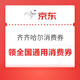 京东 齐齐哈尔消费券 领满200-30/300-50/400-65元全国通用消费券（每日0点更新可领）