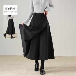 on&on 春高腰阔腿裤时尚宽松显瘦高级感大脚裤