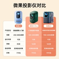 坚果投影 微果I7 智能便携 投影机