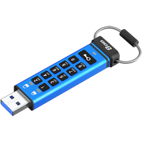 金士顿 DataTraveler系列 DT2000 U盘 USB3.1 蓝色 数字加密