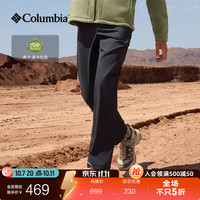 哥伦比亚 户外男子拒水徒步运动野营登山旅行长裤AE5347 010亚太修身版型 黑色