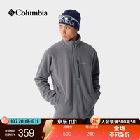 哥伦比亚 男子抓绒衣 AE3039-023 灰色 L