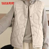 百亿补贴：YAYA 鸭鸭2026年新款高绒中大童羽绒马甲儿童羽绒马甲内穿