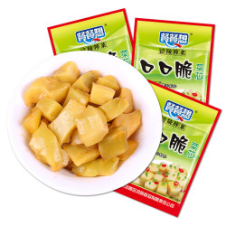 餐餐想 榨菜口口脆下饭菜芯50g小包装不辣咸菜开味榨菜涪陵 精品榨菜心50g*10包