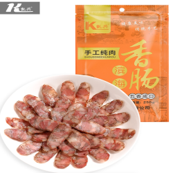 凯兴 正宗滨海香肠手工纯肉传统美味250g*4袋