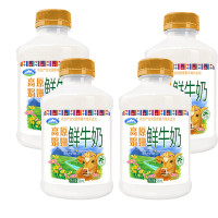 青海湖 高原娟姗鲜牛奶500ml*4瓶 高端奶牛 低温奶 巴氏杀菌