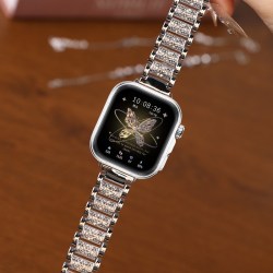 华为 WATCH FIT 5 Pro 智能手表 44.5mm 冰川白 氟橡胶表带