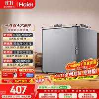 海尔 BC-43GHSDE0S9 一级能效 43L 银色 单门冰箱