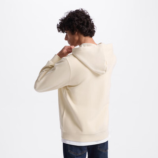 Gap 609115 字母logo抓绒 米色 L 连帽卫衣