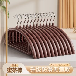 星帝诺 衣架无痕防肩角家用挂衣不起包不锈钢晾衣架衣挂衣撑凉衣服架浸塑