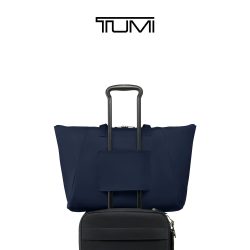 TUMI VOYAGEUR女士可折叠托特包 墨蓝色(小号)