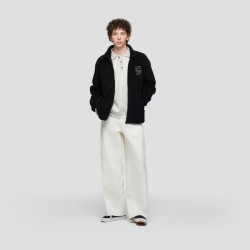 Gap 抱抱绒刺绣logo立领外套