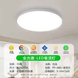 新飞 led吸顶灯卧室客厅主卧阳台2025新款全光谱圆灯照明超薄护眼