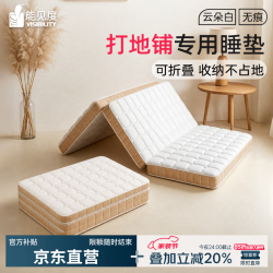 能见度 地铺睡垫可折叠收纳床垫家用打地铺神器专用垫地上睡觉榻榻米定制